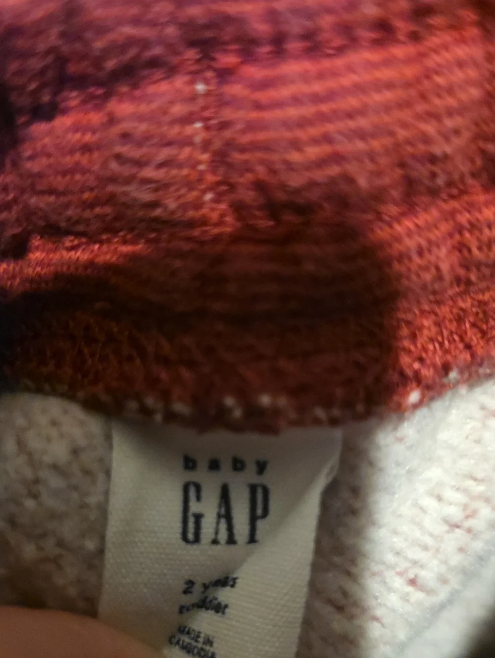Gap Kids Kids Burgundy Knit Drawstring Shorts - Unbranded 2 Years